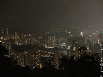 hong Kong island by night - un soir de fête nationale chinoise!